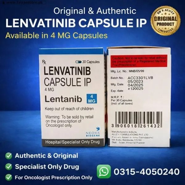 Lenvatinib Capsules Ip 4 Mg Price In Pakistan
