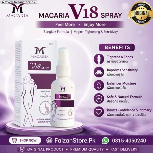 Macaria V18 Vaginal Tightening Spray In Pakistan