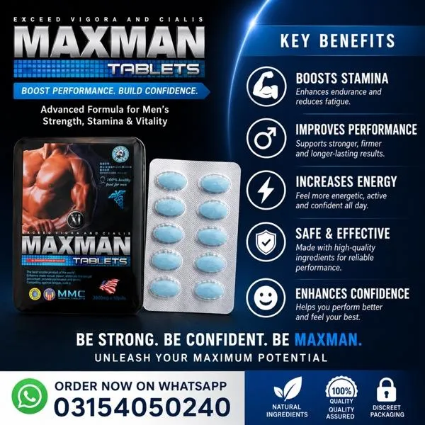 Maxman Tablets in Pakistan