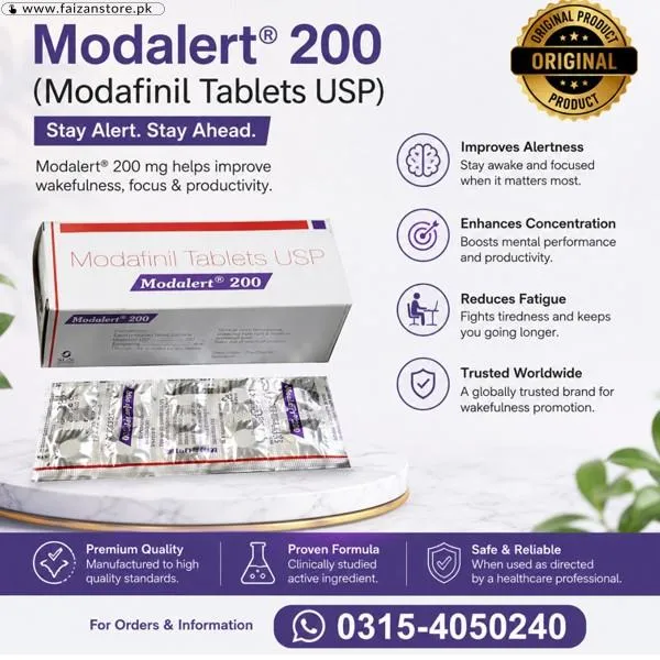 Modafinil Tablets USP 200mg In Pakistan