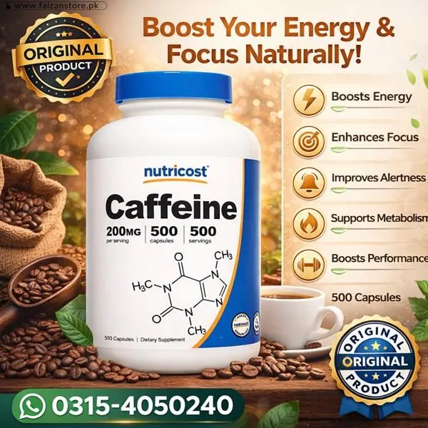 Nutricost Caffeine 100Mg Capsules In Pakistan