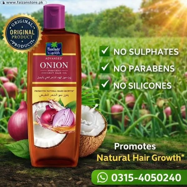 Parachute Advansed Onion Hair Oil In Pakistan