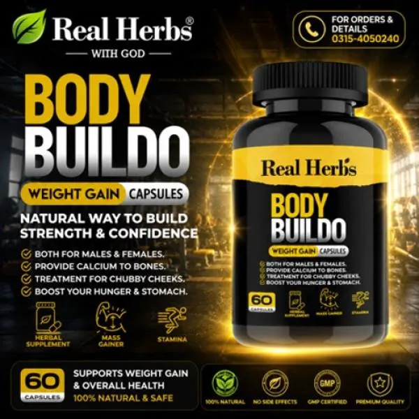 Real Herbs Body Buildo Capules in Pakistan