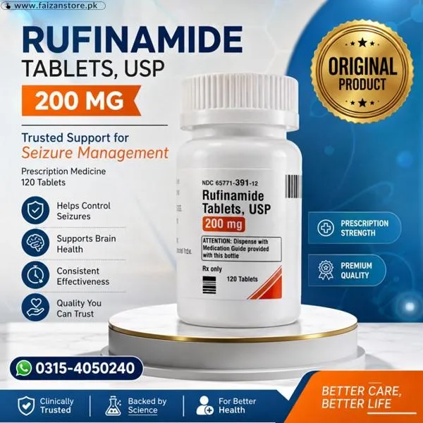 Rufinamide Tablets Usp 200mg In Pakistan