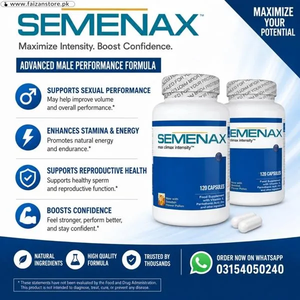 Semenax Tablets in Pakistan