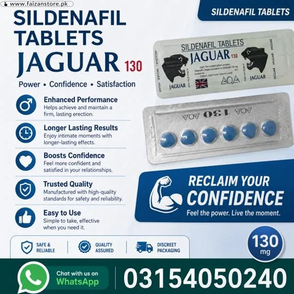Sildenafil Tablets Jaguar 130 in Pakistan