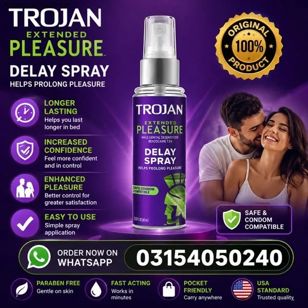 Trojan Extended Pleasure Delay Spray Price in Pakistan