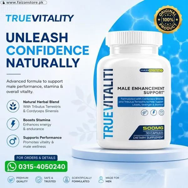 True Vitaliti Male Enhancement Capsule Price in Pakistan