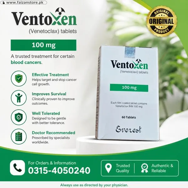Ventoxen 100mg Tablets In Pakistan