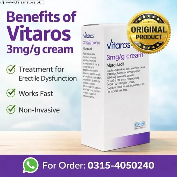 Vitaros Cream In Pakistan