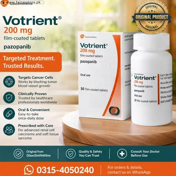 Votrient 200mg 30 Tablets In Pakistan
