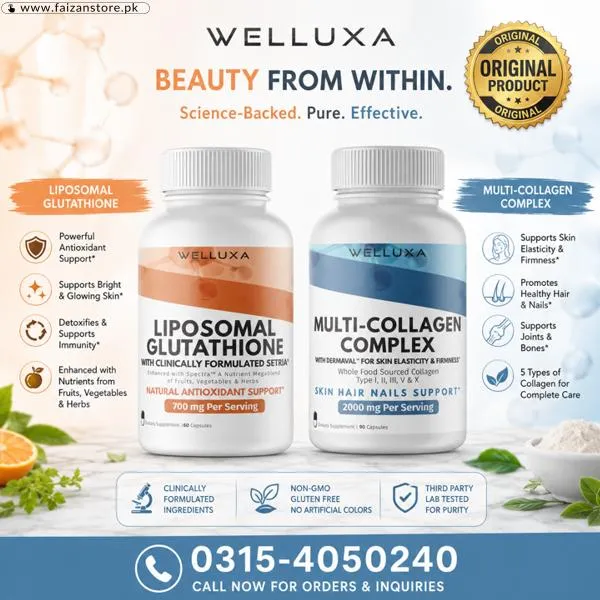 Welluxa Liposomal Glutathione Capsules In Pakistan