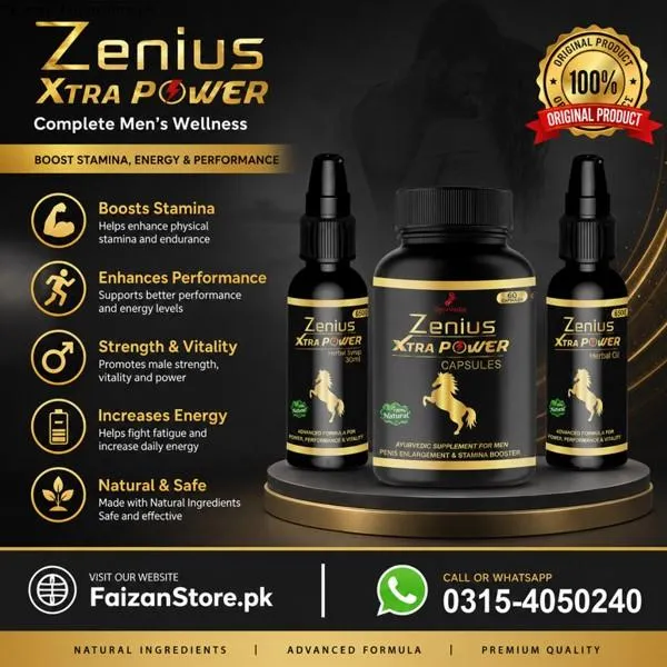 Zenius Xtra Oil 50 ml Xtra Power Capsules In Pakistan